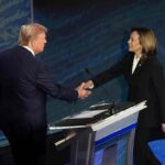 Donald Trump e Kamala Harris